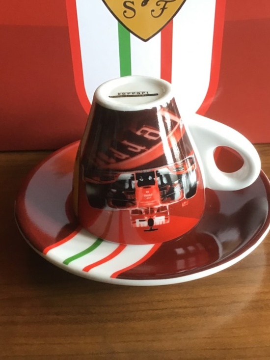 Ferrari Scuderia Espresso Cup & Saucer Set – Made in Italy – Set of 6 – NIB - Picture 9 of 10